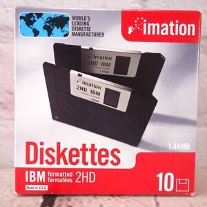 Imation Ibm Formatted 2HD 1.4mb Diskettes